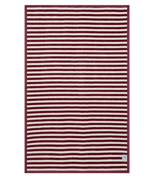 ChappyWrap - Sideline Stripe Maroon Midi Blanket: Midi
