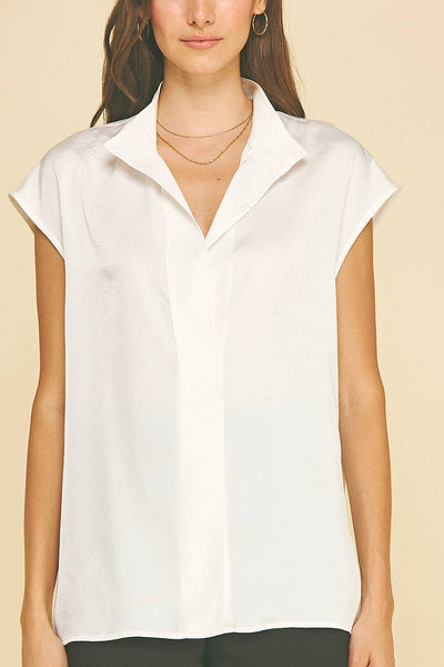 White Kappa Top