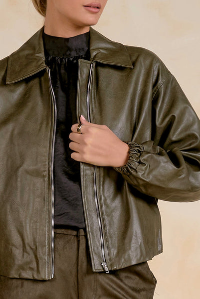 Jeannie Leavitt Bomber Jacket
