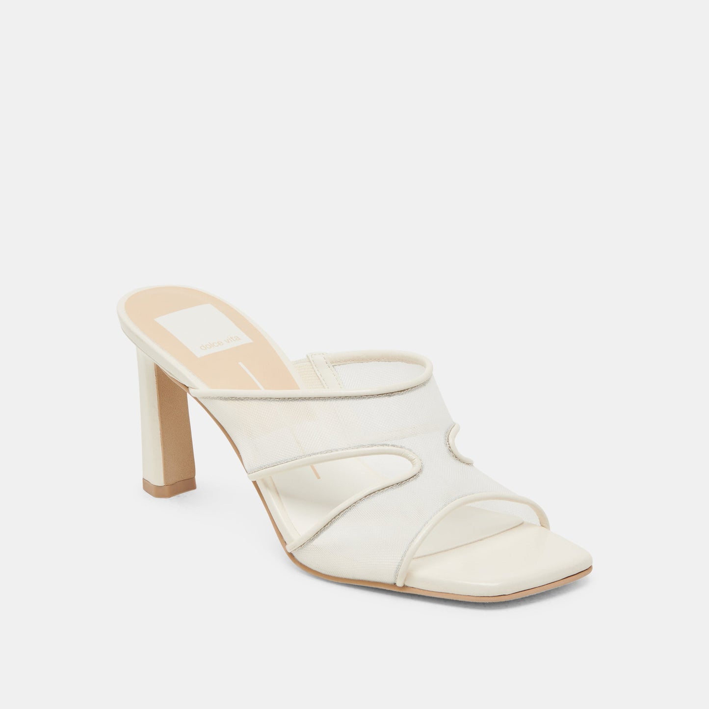 Dolce Vita Gitel Heels Off White Mesh