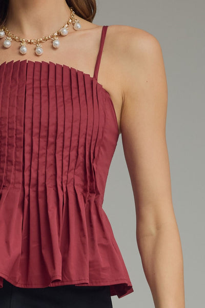 Glendale Top in Crimson Arriving Next Week