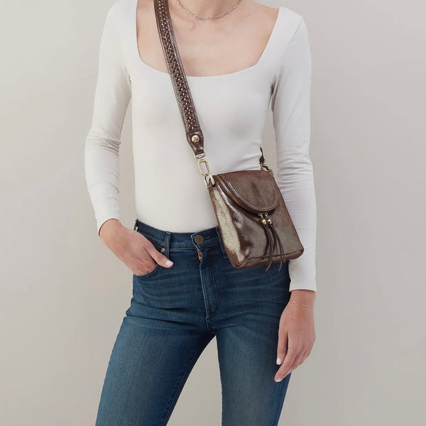 HOBO Fern Crossbody in Coffee Galaxy