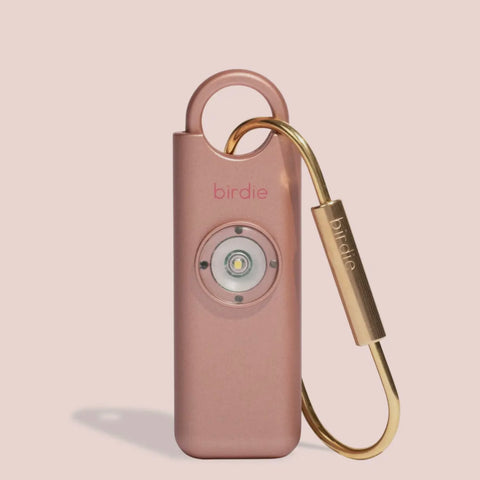 She's Birdie Personal Safety Alarm: Single / Metallic Rose Gold