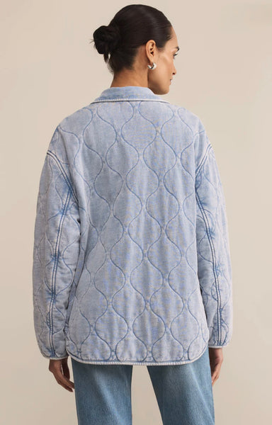 Z Supply Boulder Knit Denim Jacket