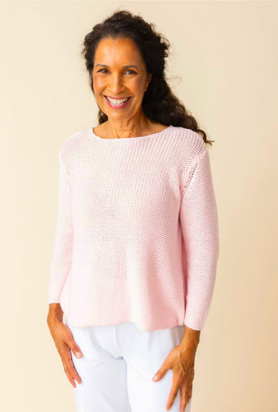 Shoreside Easy Pullover in Carnation