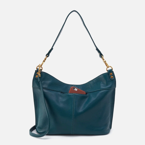 HOBO Pier Shoulder Bag in Midnight Teal