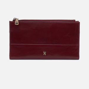 HOBO Jill Large Bifold Wallet in Winterberry