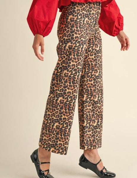 Mitzi Leopard Print Pants