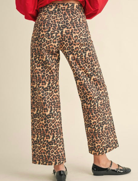 Mitzi Leopard Print Pants