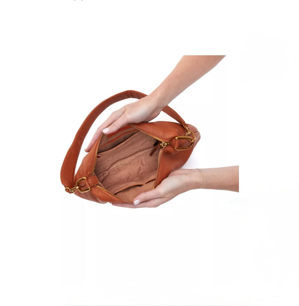 HOBO Advance Shoulder Bag in Warm Honey