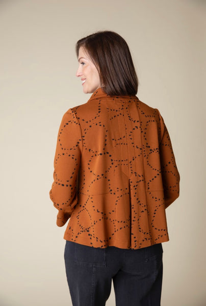 Circle Knit Jacquard Jacket