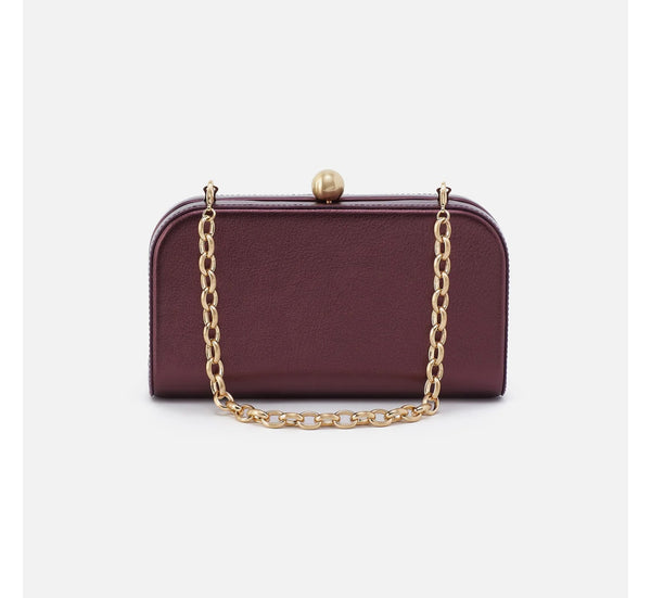 HOBO Lauren Minaudiere in Frosted Plum