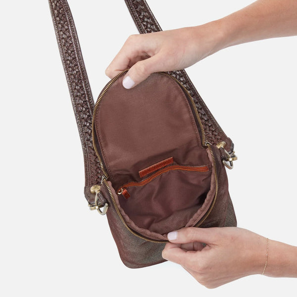 HOBO Fern Crossbody in Coffee Galaxy