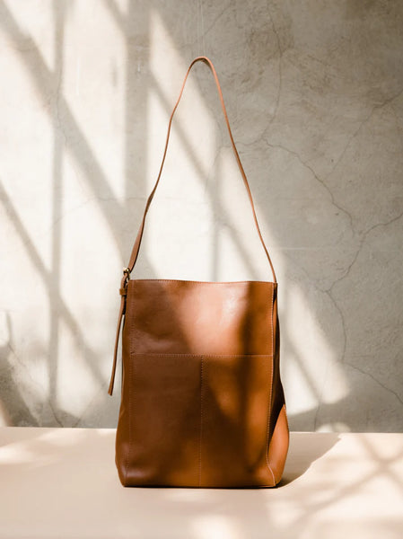 ABLE Jacklyn Work Tote in Whiskey