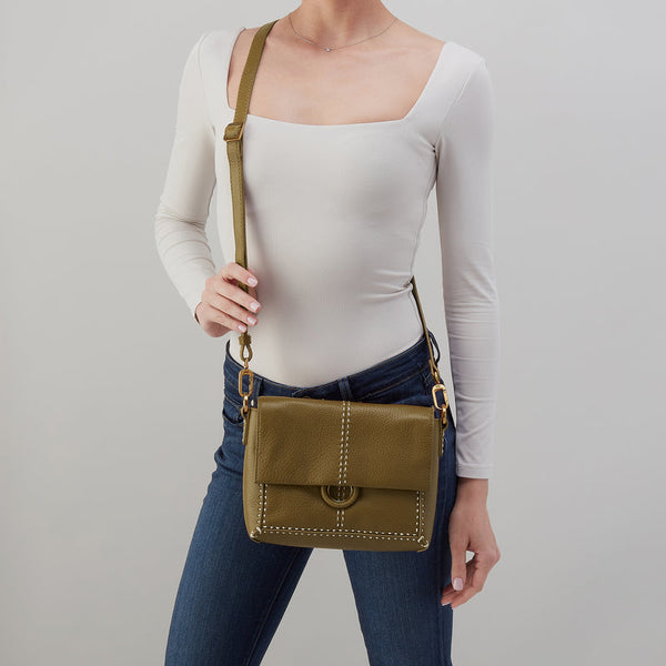HOBO Austin Flap Crossbody in Sunlit Sage
