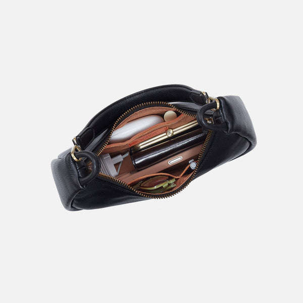 HOBO Cass Small Shoulder in Black