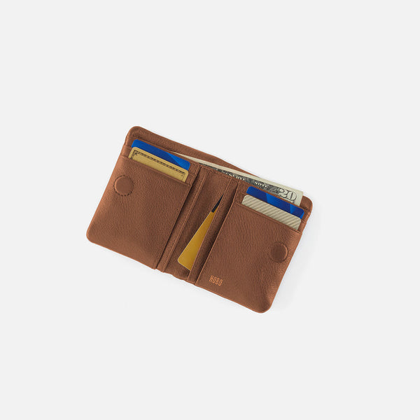 HOBO Lumen Mini Wallet in Timber Brown