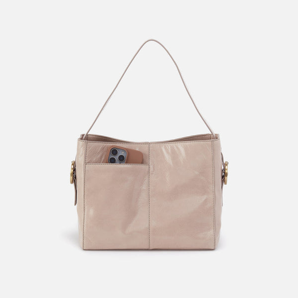 HOBO Render Shoulder Bag in Stone Gloss