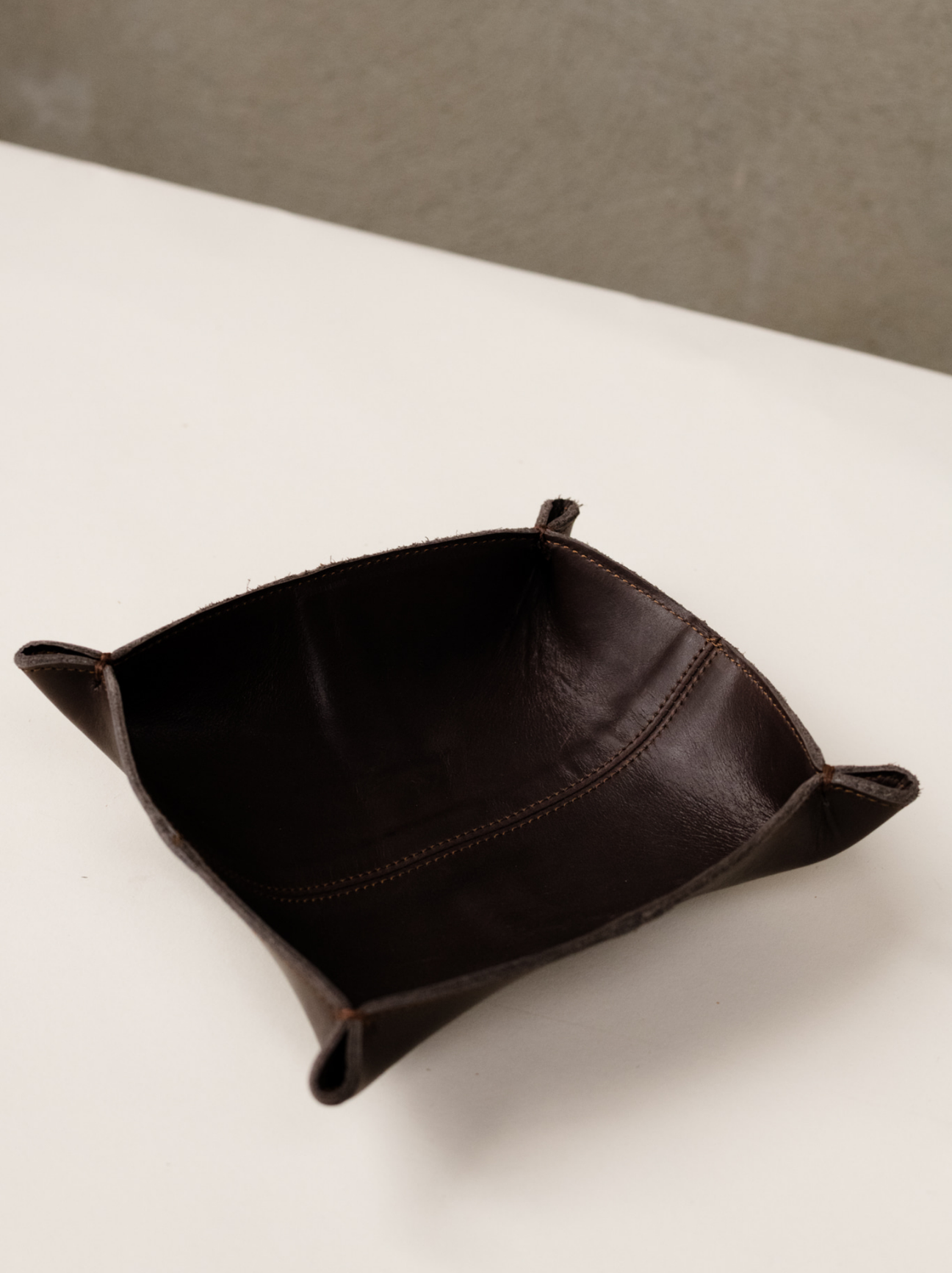 ABLE Andy Valet Tray Chocolate Brown