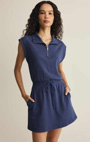 Z Supply Country Club Navy Dress