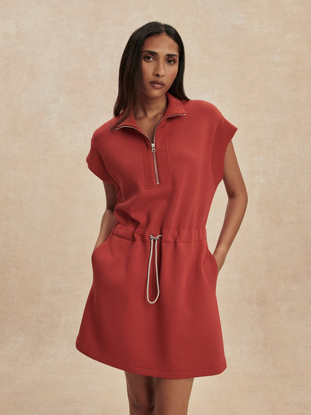 Varley Avaya Half-Zip Dress