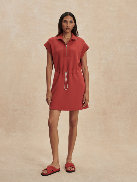Varley Avaya Half-Zip Dress