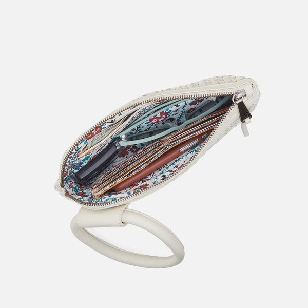 Hobo Sable Wristlet Whitecap