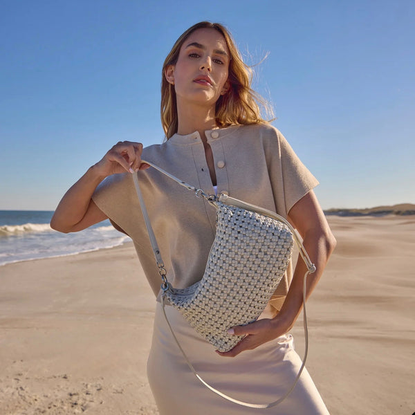 Hobo Avon Shoulder Bag in Whitecap