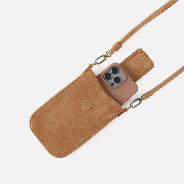 Hobo Expedition Phone Crossbody in Whiskey