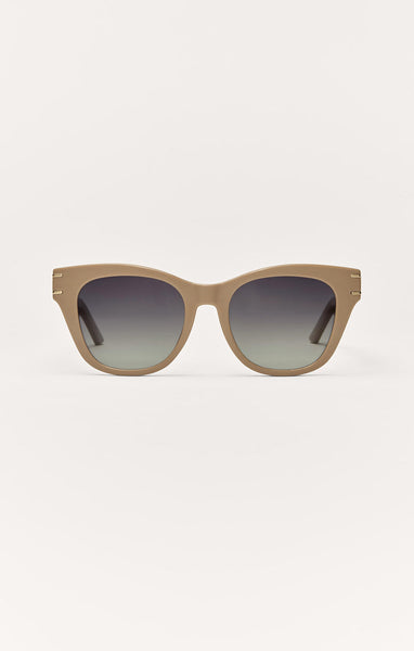 Z Supply Front Row Polarized Sunglasses Nude