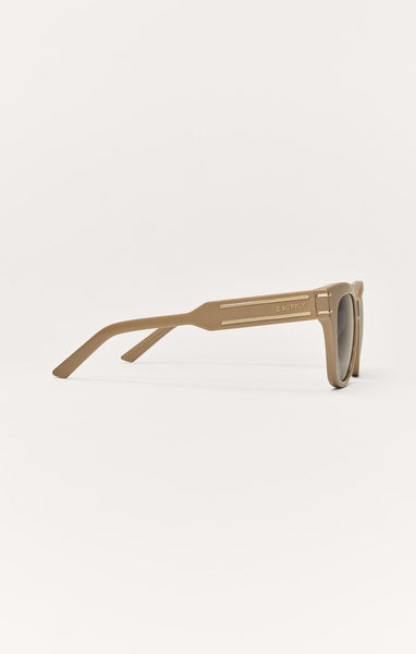 Z Supply Front Row Polarized Sunglasses Nude