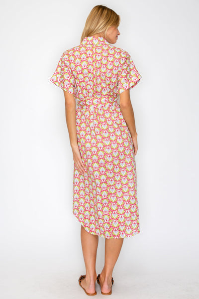 Mythic Petals Shirt Dress