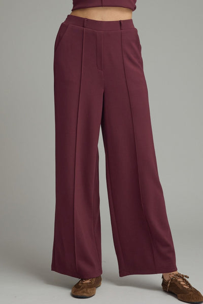 Burgundy Scuba Pants