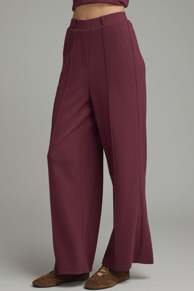 Burgundy Scuba Pants