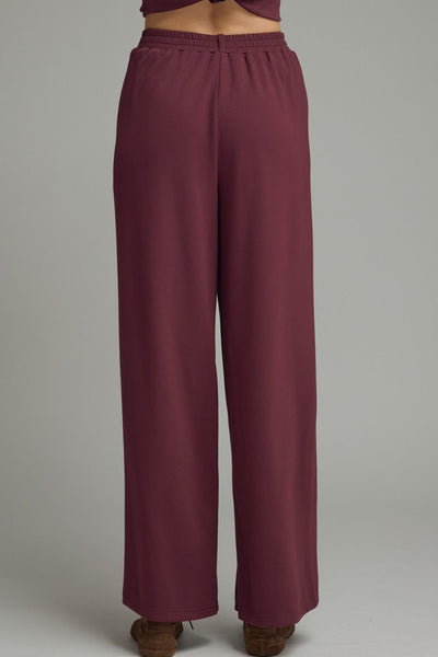 Burgundy Scuba Pants