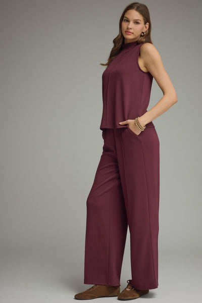 Burgundy Scuba Pants
