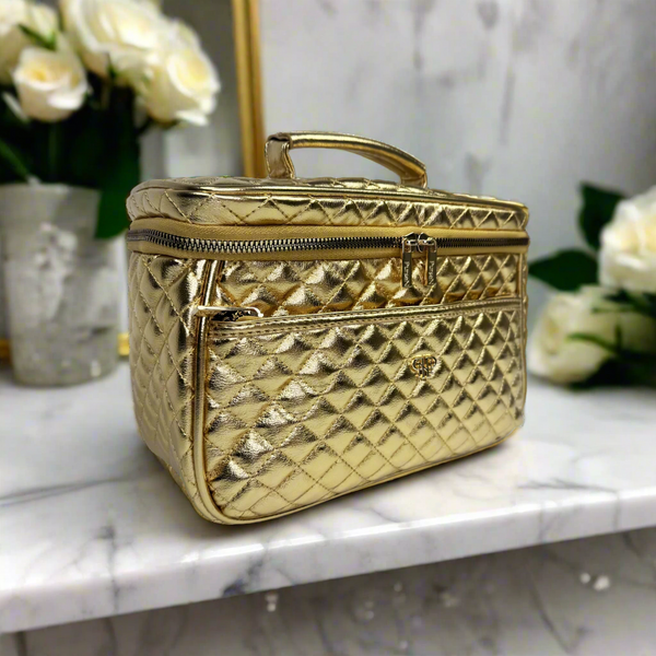 PurseN Classic Train Case - 24 Karat