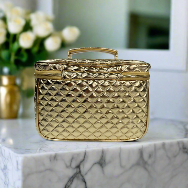 PurseN Classic Train Case - 24 Karat