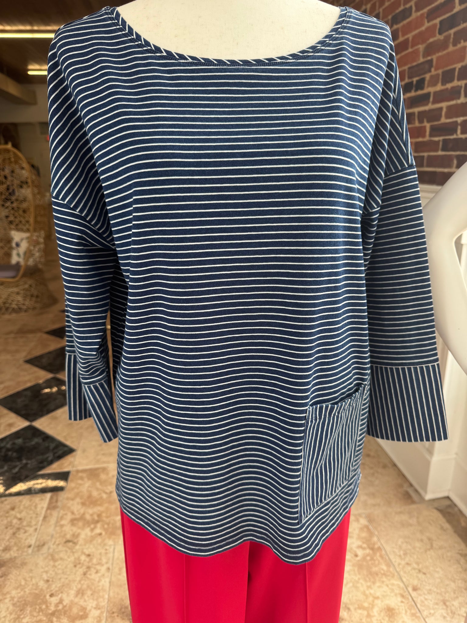 Boxy Cotton Crew