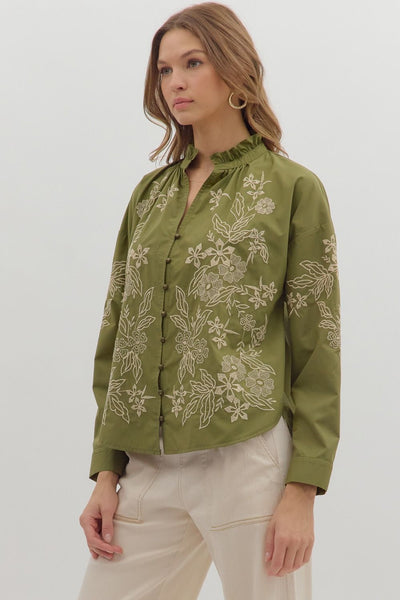 Luna Embroidered Shirt