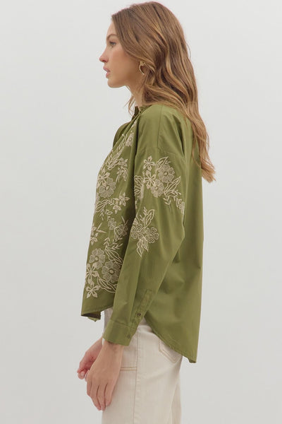 Luna Embroidered Shirt