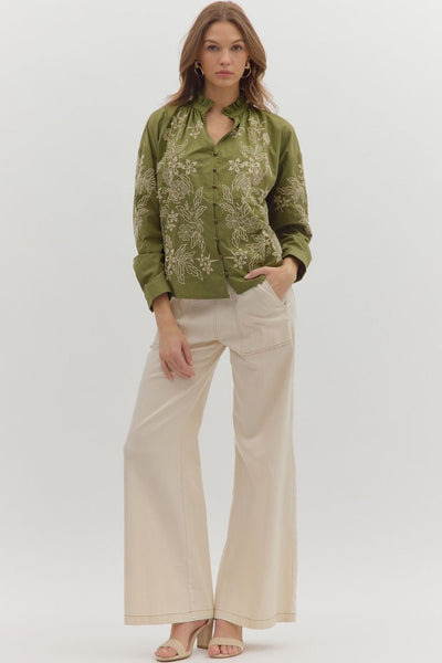 Luna Embroidered Shirt