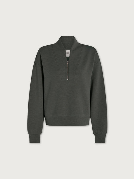 Varley Davidson Sweatshirt in  Olive Marl