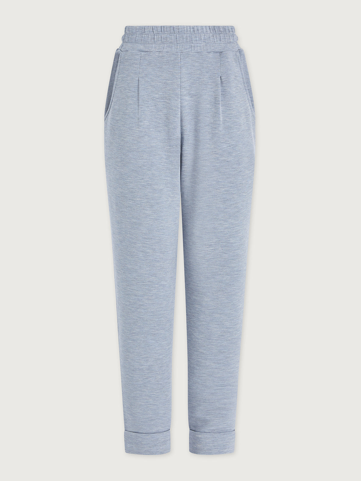 Varley The Rolled Cuff Pant 25" in Mid Blue Marl