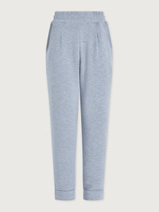 Varley The Rolled Cuff Pant 25" in Mid Blue Marl