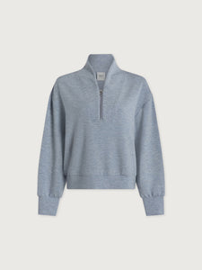 Varley Davidson Sweatshirt in Mid Blue Marl
