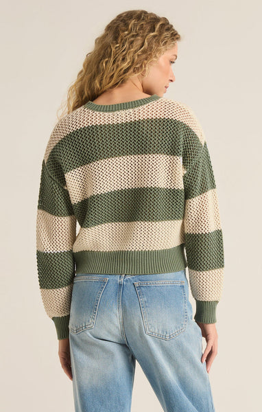 Broadbeach Palm Green Sweater