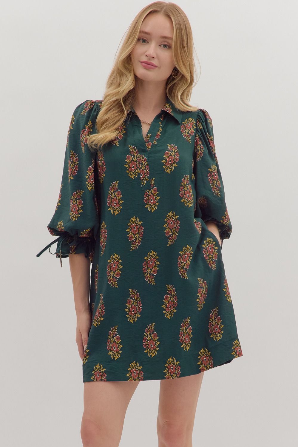Block Print Dress