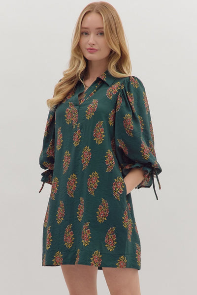 Block Print Dress