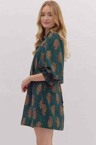 Block Print Dress